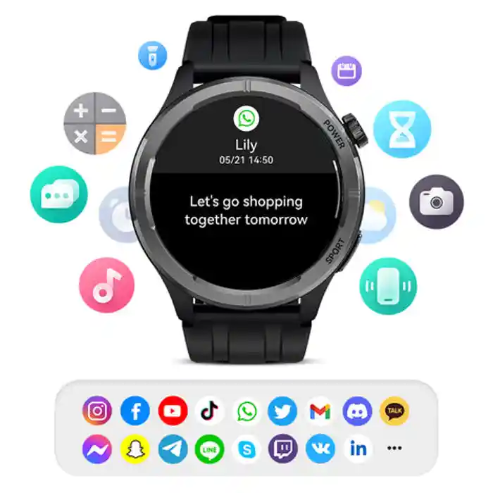 Haylou Solar Neo Bluetooth Calling Smart Watch With Silicon Strap